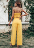 Sexy Two Piece Boho Yellow Dress Mariana